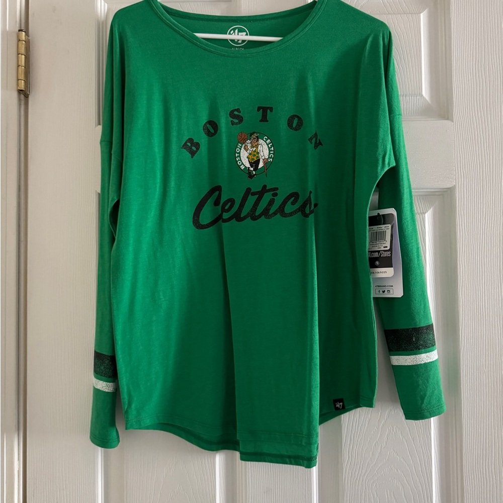 Boston Celtics Green Long Sleeve Shirt